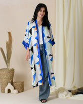 Satin Chiffon Kaftan